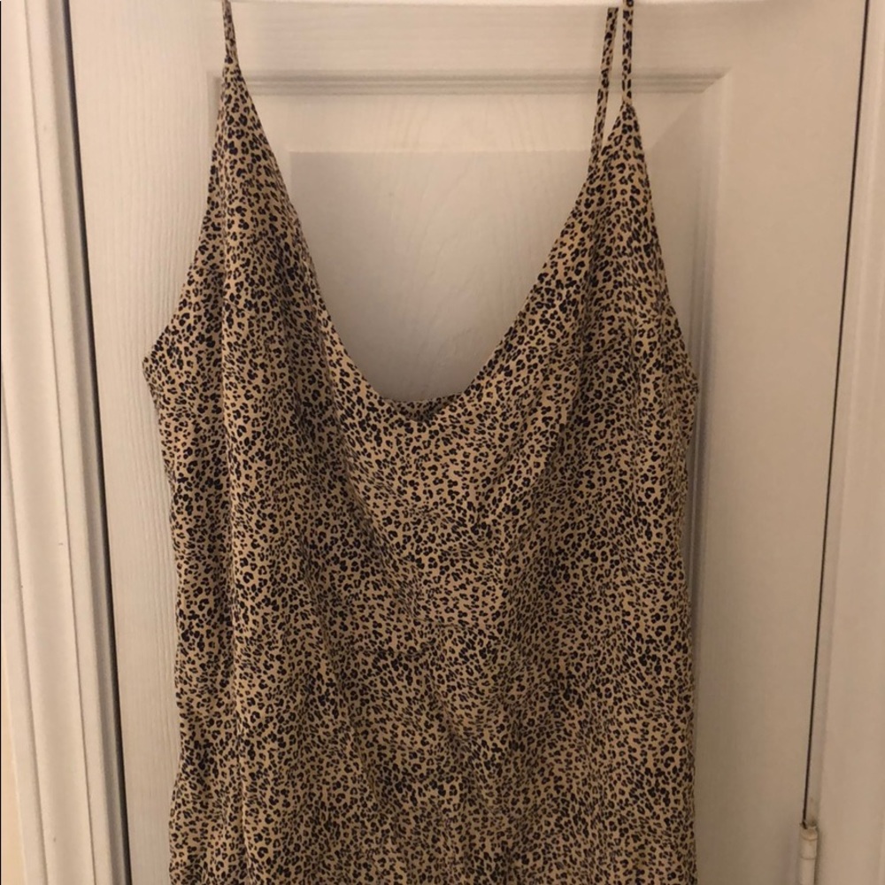 Cheetah slip dress
